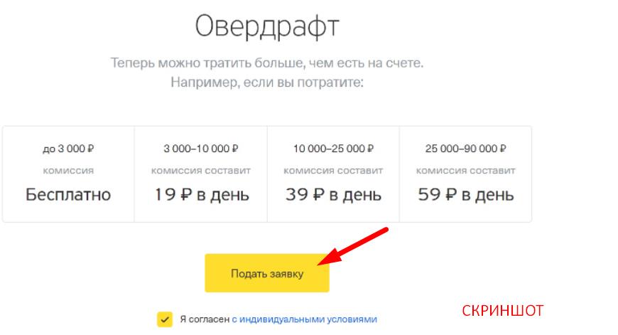 скриншот с текстом